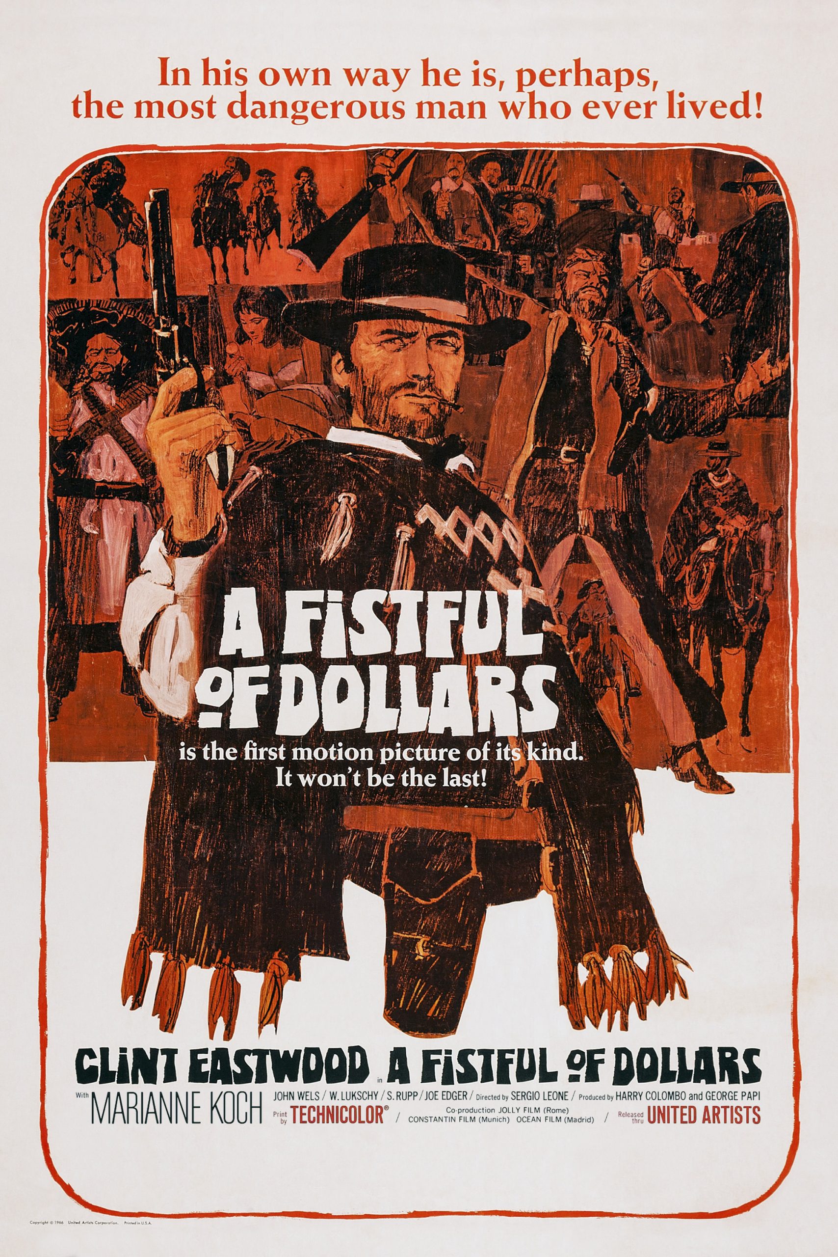 A Fistful of Dollars (1964) poster